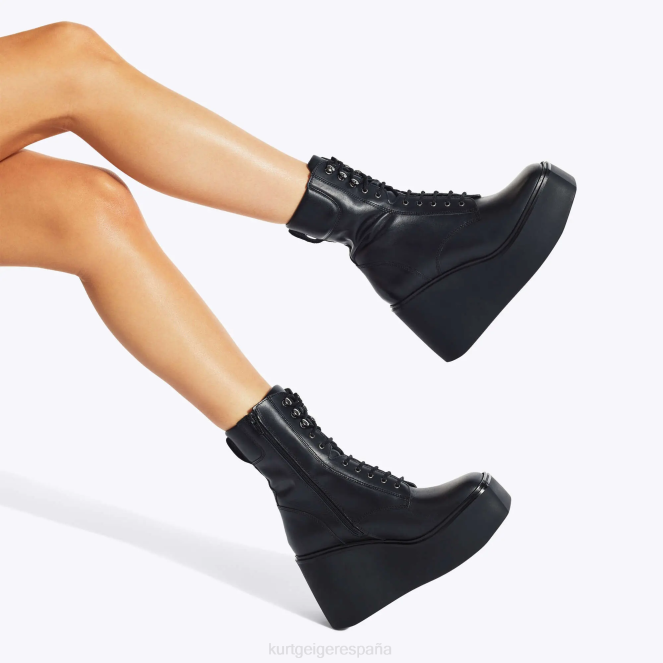 Kurt Geiger mujer bota señorial con cordones london 2LPR662 | calzados negro